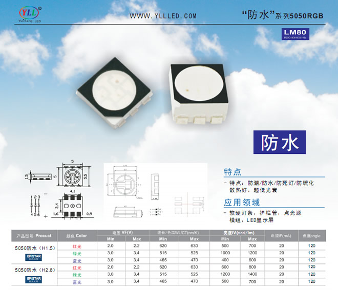 防水5050RGB燈珠