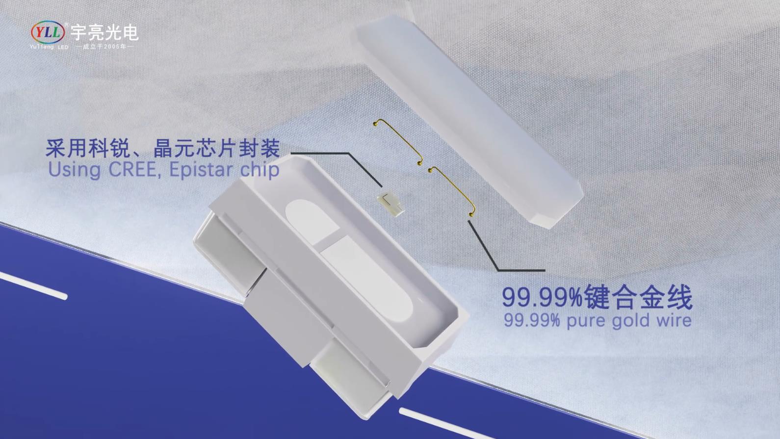 3014側(cè)發(fā)光白光LED燈珠,晶元/科銳芯片,99.99%金線封裝